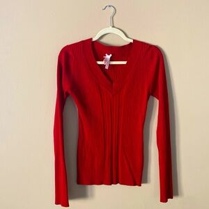Derek heart Red long sleeve sweater.